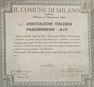 L'Ambrogino D'Oro all'AIP