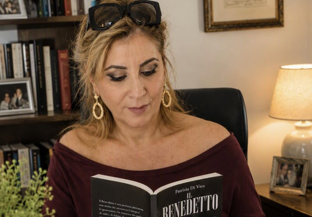 Patrizia di Vico, autrice de “Il Benedetto” Patrizia di Vico che legge il suo libro dal titolo "Il Benedetto"